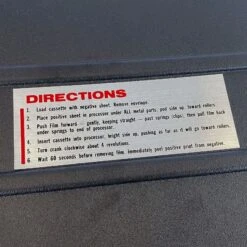 Polaroid 8x10 : Processor Kit :: Manual -Modern Camera Shop 8x10 Film Processor Directions