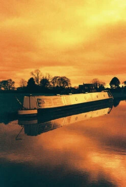 Harman Red :: Redscale -Modern Camera Shop Harmon Red Scale Matt Parry Canal Boat